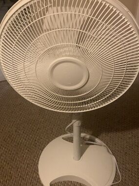 White Oscillating Pedestal Fan - Brand Unspecified